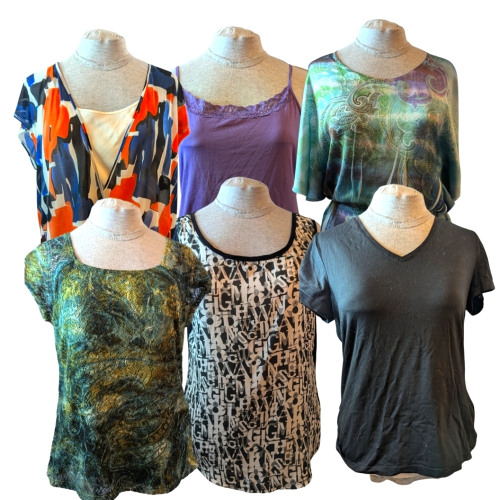 Lot of 6 size XL shirts EUC